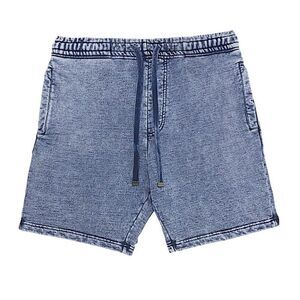 NEW Talentless Mens Shorts Acid Wash in Blue Indigo‎ Size Small